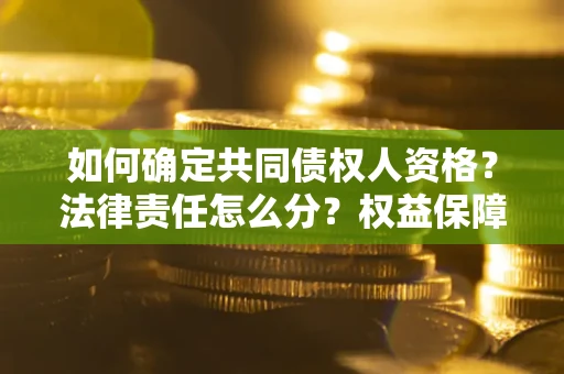 北京如何确定共同债权人资格？法律责任怎么分？权益保障技巧揭秘！
