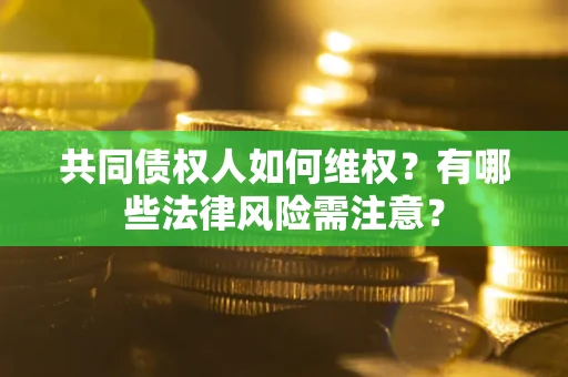 北京共同债权人如何维权？有哪些法律风险需注意？