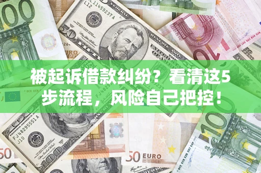 北京被起诉借款纠纷？看清这5步流程，风险自己把控！