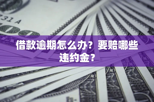 北京借款逾期怎么办？要赔哪些违约金？